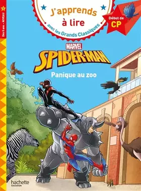 Couverture du produit · Disney - Marvel - Spider-Man Panique au zoo, CP Niveau 1
