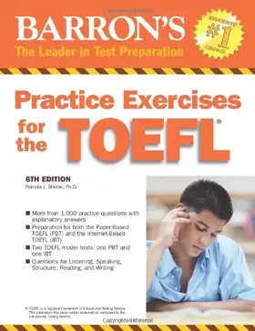 Couverture du produit · Practice Exercises for the TOEFL