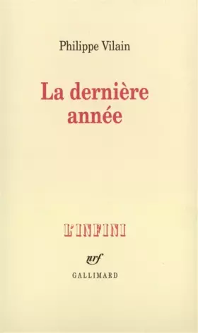Couverture du produit · La Dernière année
