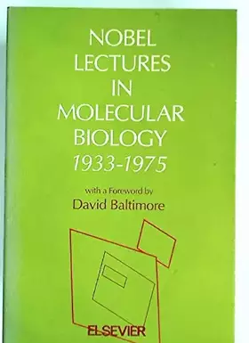 Couverture du produit · Nobel Lectures: Molecular Biology, 1933-75
