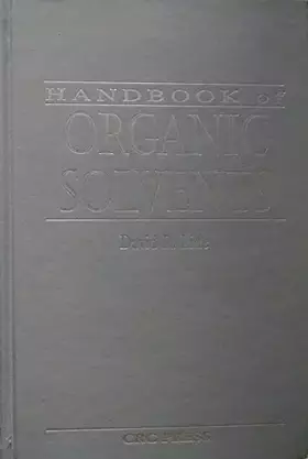 Couverture du produit · Handbook of Organic Solvents