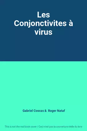 Couverture du produit · Les Conjonctivites à virus