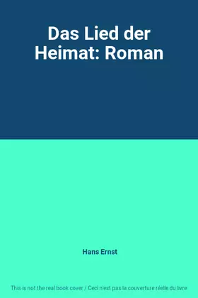 Couverture du produit · Das Lied der Heimat: Roman