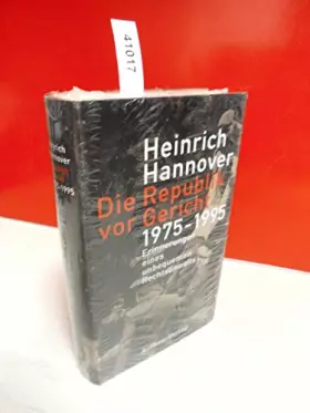 Couverture du produit · Die Republik vor Gericht 1975-1995. Erinnerungen eines unbequemen Rechtsanwalts (Aufbau-Sachbuch)