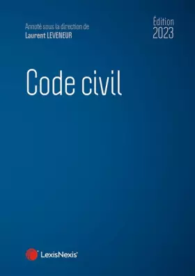 Couverture du produit · Code civil 2023
