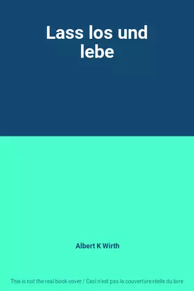 Couverture du produit · Lass los und lebe