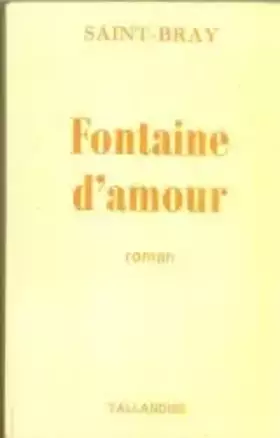 Couverture du produit · fontaine d'amour