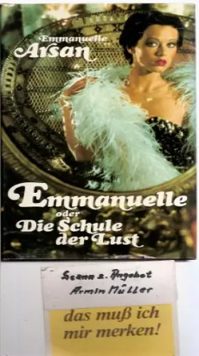 Couverture du produit · Emmanuelle oder Die Schule der Lust. (German Edition)