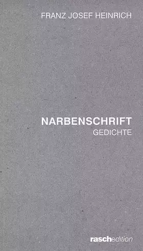 Couverture du produit · Narbenschrift