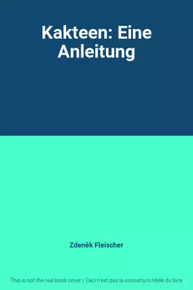 Couverture du produit · Kakteen: Eine Anleitung