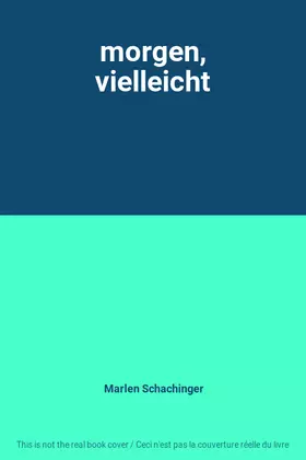 Couverture du produit · morgen, vielleicht