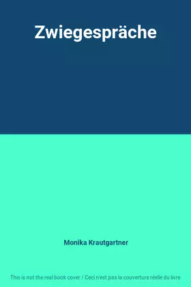 Couverture du produit · Zwiegespräche