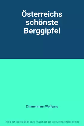 Couverture du produit · Österreichs schönste Berggipfel