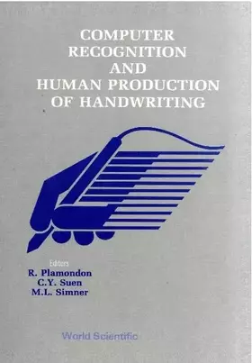 Couverture du produit · COMPUTER RECOGNITION AND HUMAN PRODUCTION OF HANDWRITING