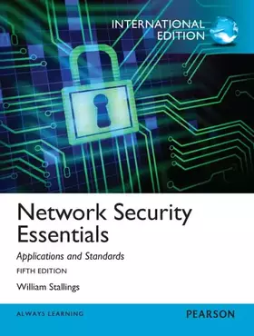 Couverture du produit · Network Security Essentials: Applications and Standards, International Edition