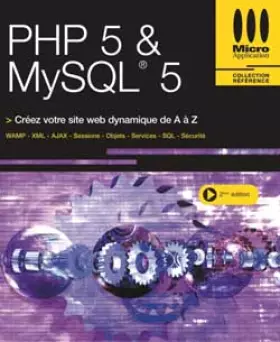 Couverture du produit · PHP 5 & MySQL 5 : Créez votre site web dynamique de A à Z