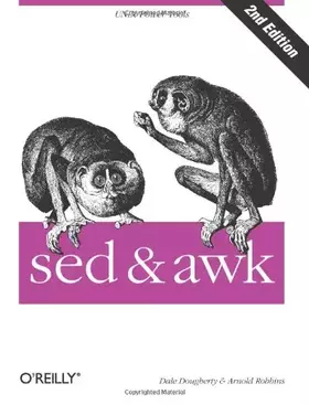 Couverture du produit · sed & awk (Nutshell Handbooks)
