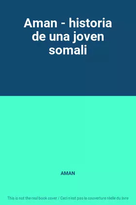 Couverture du produit · Aman - historia de una joven somali
