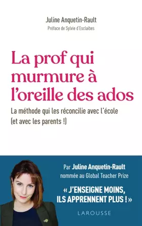 Couverture du produit · La prof qui murmure à l'oreille des ados