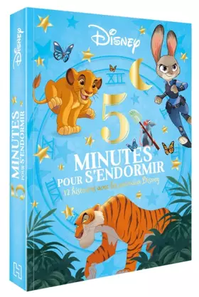 Couverture du produit · DISNEY - 5 Minutes pour S'endormir - 12 Histoires avec les Animaux Disney