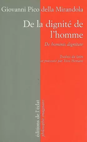 Couverture du produit · De la dignité de l'homme