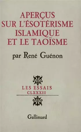 Couverture du produit · Aperçus sur l'ésotérisme islamique et le taoïsme