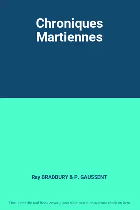 Couverture du produit · Chroniques Martiennes