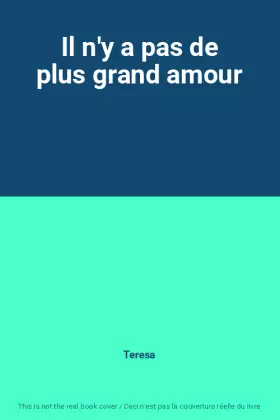 Couverture du produit · Il n'y a pas de plus grand amour