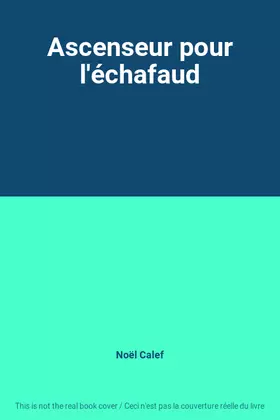 Couverture du produit · Ascenseur pour l'échafaud