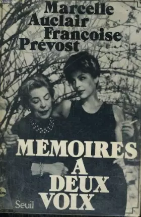 Couverture du produit · Mémoires à deux voix