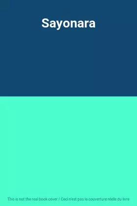 Couverture du produit · Sayonara