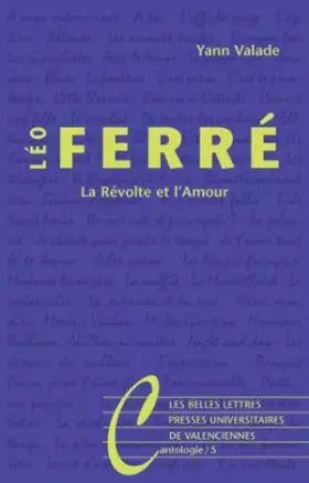 Couverture du produit · Léo Ferré: La Révolte et l'Amour