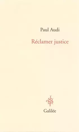 Couverture du produit · Réclamer justice