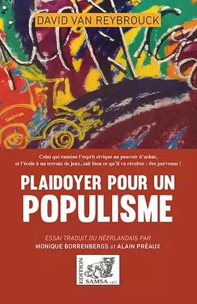 Couverture du produit · Plaidoyer pour un populisme