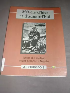 Couverture du produit · Métiers d'hier et d'aujourd'hui
