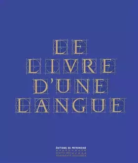 Couverture du produit · Le Livre d'une langue