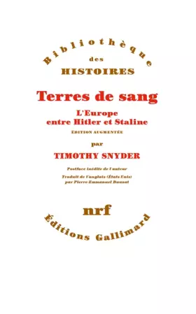 Couverture du produit · Terres de sang: L'Europe entre Hitler et Staline