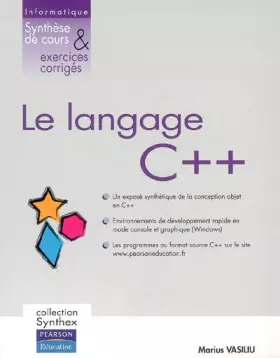 Couverture du produit · Le langage C++