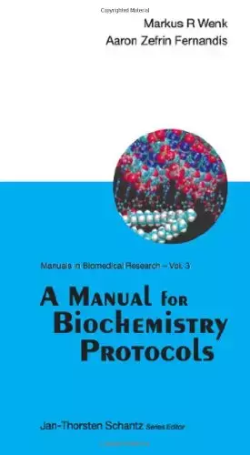 Couverture du produit · MANUAL FOR BIOCHEMISTRY PROTOCOLS, A (Manuals in Biomedical Research)