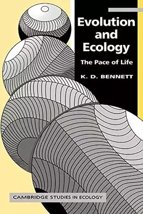 Couverture du produit · Evolution and Ecology: The Pace of Life (Cambridge Studies in Ecology)