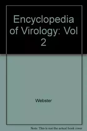 Couverture du produit · Encyclopedia of Virology: Vol 2