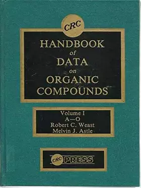Couverture du produit · CRC Handbook of Data on Organic Compounds