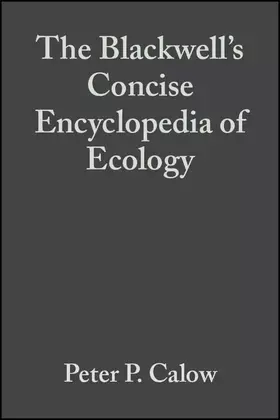Couverture du produit · Blackwell's Concise Encyclopedia of Ecology