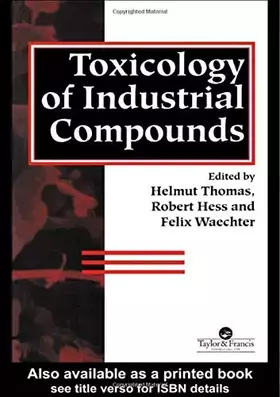 Couverture du produit · Toxicology of industrial compounds