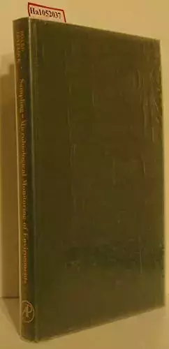 Couverture du produit · Sampling: Microbiological Monitoring of Environments