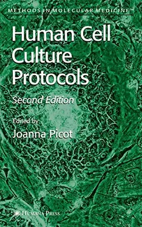 Couverture du produit · Human Cell Culture Protocols (Methods in Molecular Medicine, 107)