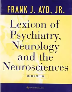 Couverture du produit · Lexicon of Psychiatry, Neurology and Neurosciences