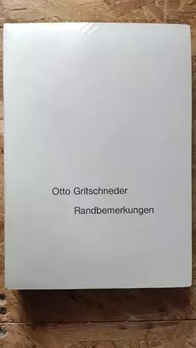 Couverture du produit · Randbemerkungen