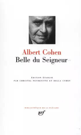 Couverture du produit · Albert Cohen : Belle du Seigneur