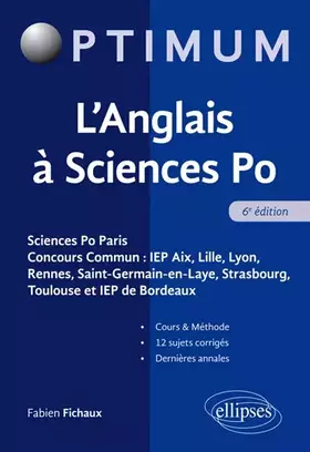 Couverture du produit · L'anglais à Sciences Po
